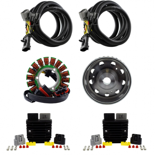 Stator + Voltage Regulator + Flywheel Compatible with Polaris RZR / Ranger 2013-2025