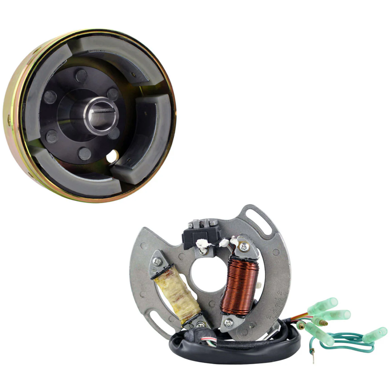  5VM-85560-00-00 2XJ-85560-M1-00 Stator and Flywheel   Compatible with Yamaha YFS 200 Blaster 1988-2006