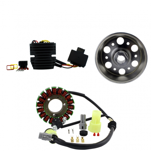 Stator + Flywheel + Mosfet Voltage Regulator Compatible with Yamaha YFZ 450 R / X 2009-2024 