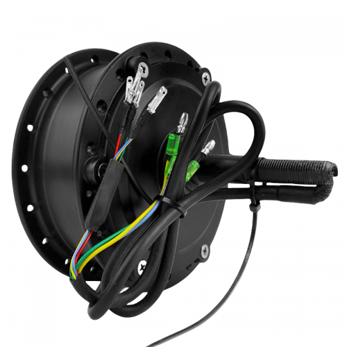 24V Brushless Hub Motor with Planetary Gear Hall Sensor Disc Brake