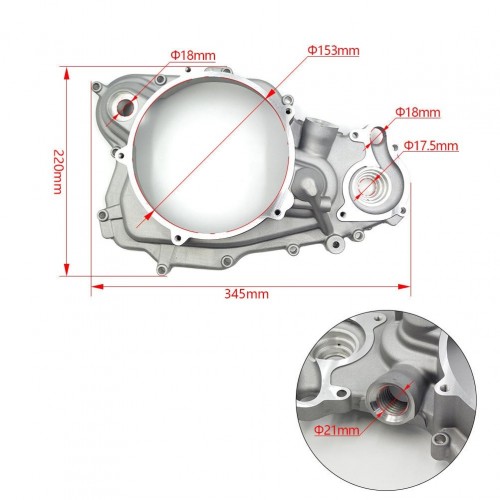Motorcycle KAYO BSE NC 250 ZONGSHEN NC250 Engine Right Crankcase Clutch Coverpicture3