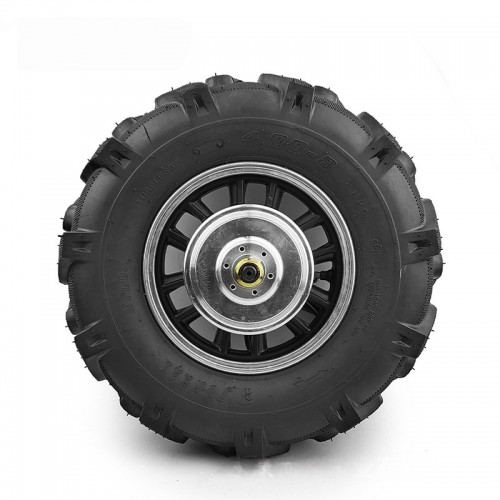 36V Hand Truck Brushless Gear Motor Wheel Low Speed 16-inch 500W