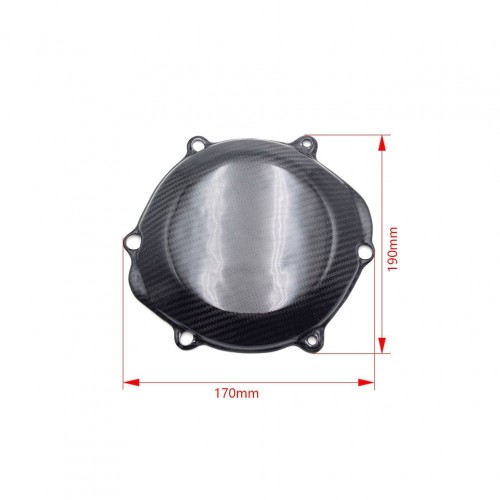 Off-road Motorcycle Dirt Bike 2 Stroke Engine Carbon Fiber CR250 Clutch Cover Guard Protection for HONDA CR 250 02-07picture2