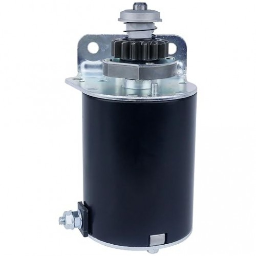 Starter 15 Teeth & Relay for John Deere 92H 107H D125 D130 D140 D155 D160 D170 S120 S130 S140 S160 S170 S180 E120 E130 E140 E150 E160 E170 Z235 Z335E Z335M Z315E, MIA13038picture2