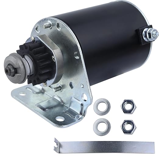 Starter Replacement for Briggs and Stratton 5HP-22HP 16 Teeth 497594 497595 390838 391423 392749 394805, for John Deere LA135 145 155, LG497595 AM37352 AM39137 AM122337, for Cub Cadet Toropicture1