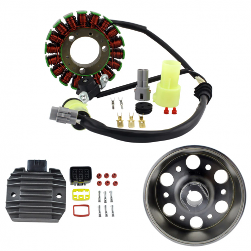 OULI Stator  + Flywheel + Regulator Compatible with Yamaha YFZ 450 R/X 2009-2025