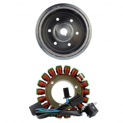 OULI Stator  + Flywheel Compatible with Suzuki DL1000 VStrom 2002-2009 2012 