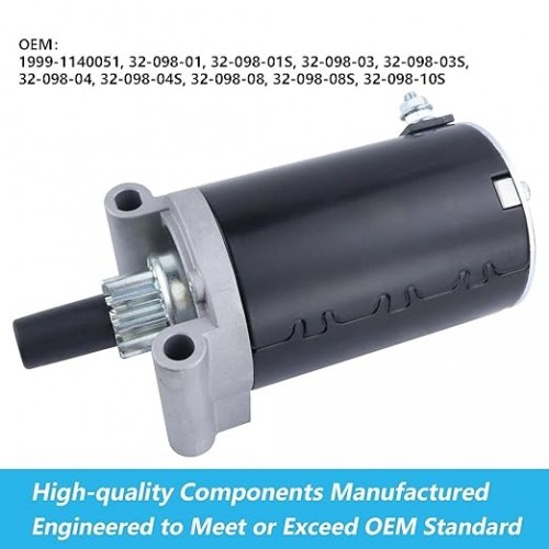 Starter Heavy Duty Gear for Kohler 7000 Series KT715 KT725 KT730 KT735 KT745, Courage Twin SV710 SV715 SV720 SV730 SV735 SV740 SV810 SV820 SV840 20-27HP 1999-1140051 3209801 3209803 3209808picture2