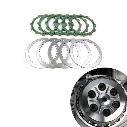 Clutch Friction Plates Motorcycle Clutch Steel Disc Kit for ZONGSHEN NC250 NC450picture2