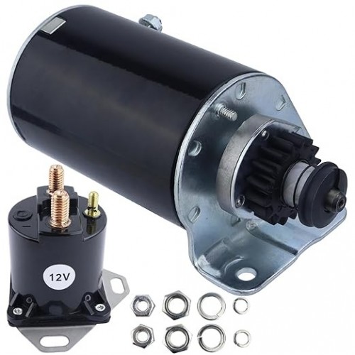 Starter & Relay Replacement for Briggs and Stratton for Cub Cadet 1440 2160 2164 2165 364 14HP 16HP 18HP Gas, Z-Force 18 44 18HP Gas, 691262 393499 394943 497401 494198 494990 795121picture7