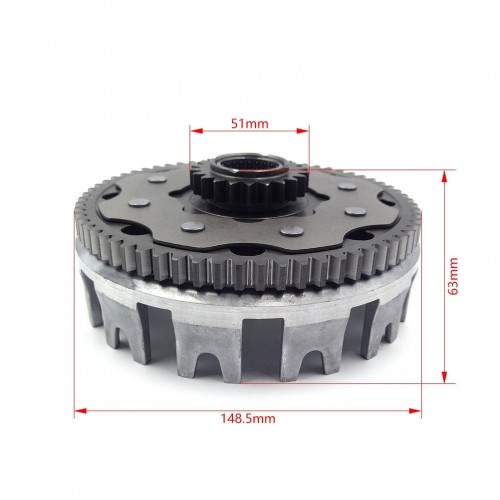 Motorcycle ZONGSHEN NC250 Parts Clutch Out Case Assembly for NC 250 Engine KAYO BSEpicture2
