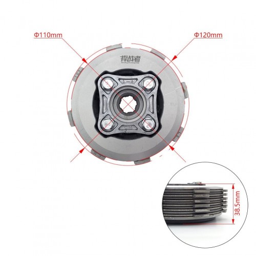 Motorcycle CB250-F CB250D-G PR250 Engine Parts Slipper Clutch for ZONGSHEN CB Engine HONDA CB125-250picture6