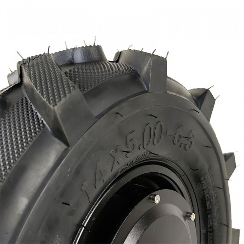 Gear ratio 1:5 handcart motor wheel 14x5.00-6.5 with controllerpicture2