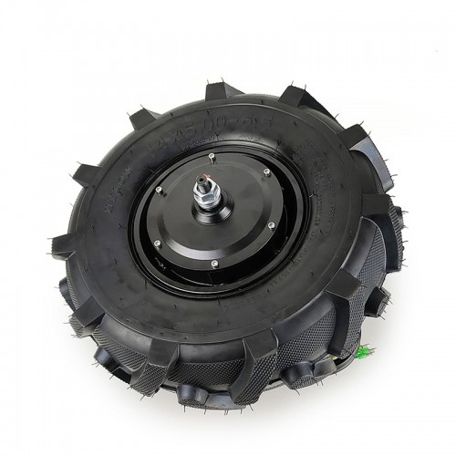 Gear ratio 1:5 handcart motor wheel 14x5.00-6.5 with controllerpicture3
