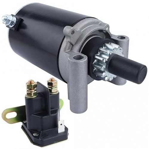 Starter Motor & Solenod Relay for Kohler Engine 12-098 Series for Cub Cadet 1515 1517 LT1018LE LT1040, AM122435 12-098-15 12-098-22 41021041 5225040 6560040 SAB0037picture7