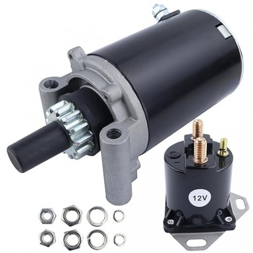 Starter Motor & Solenoid Relay for Kohler Engine 12-098 Series for Cub Cadet Z42 15 HP 1997-1999, 12-098-15 12-098-22 41021041 5225040 6560040 SAB0037picture7