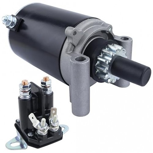 Starter Motor & Solenod Relay for Kohler Engine for Toro 265-6 266-H 266-H 266-HE 410 416XT, 18-52ZX ZX440 Z17-44 Z17-52 TimeCutter, 12-098-15 12-098-22 41021041 5225040 6560040 SAB0037picture7