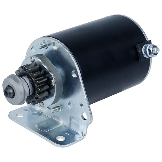 Starter Motor 15 Teeth for John Deere 92H 107H D125 D130 D140 D155 D160 D170 S120 S130 S140 S160 S170 S180 E120 E130 E140 E150 E160 E170 Z235 Z335E Z335M Z315E, MIA13038picture1