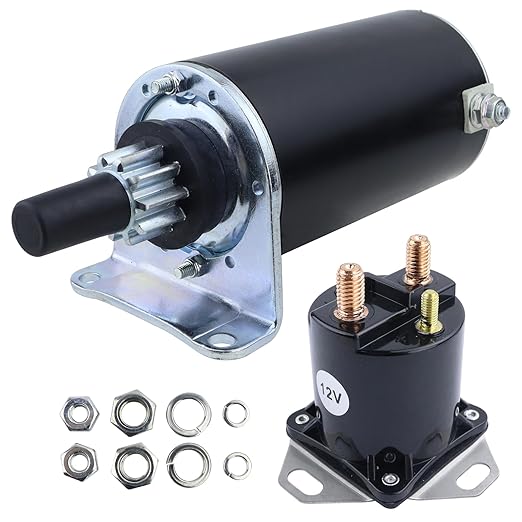 Starter & Relay for Cub Cadet Z-Force 15 03-04, Z-Force 60 06-08, M48-KW M54-KW M60-KW 02-06, H1748 H1952 03-04, HF1748 HF1954 02-03, 3648 3654 3660 01, 21163-7010 21163-7022 21163-7029picture1