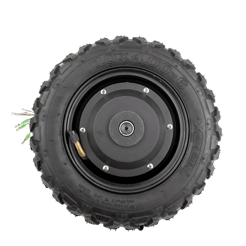 48V 350W 10-inch geared single-sided shaft brushless hub motor