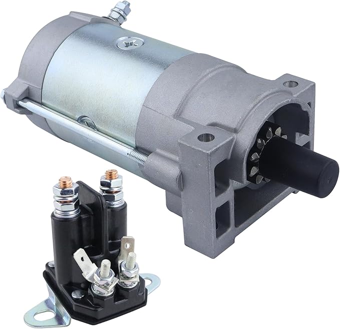 Starter Motor & Relay for 2P77F Engines for Toro TimeCutter Titan HD Lawn Mowers Replace 136-7880 133-1564 127-9209 133-9828picture1