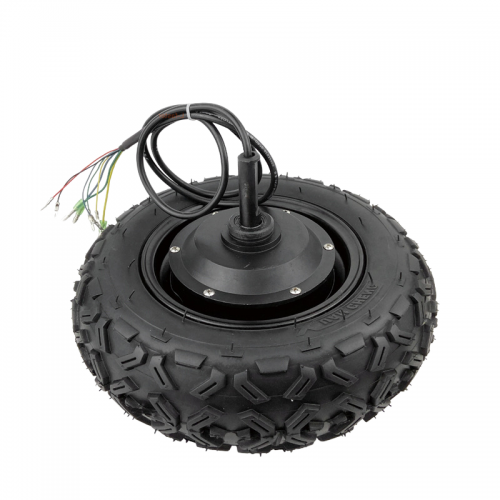 24V 350W 10-inch geared single-sided shaft brushless hub motorpicture2