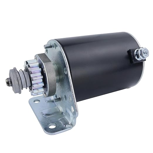 Starter Motor 14 Teeth Replacement for Briggs and Stratton Intek IC OHV Engine for Troy Bilt 42 inch Bronco, Pony Riding Lawn Mower Tractors 17.5HP 18HP 18.5HP 19HP 19.5HP 20HPpicture1