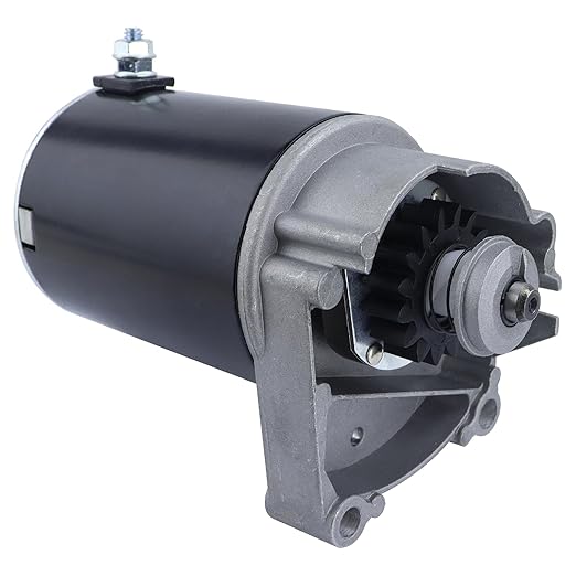 Starter Motor Replacement for Briggs and Stratton V Twin 14HP 16HP 18HP Replace 393017 399928 394674 394808 497596 498148 495100 for Cub Cadet John Deere 116 116Hpicture1