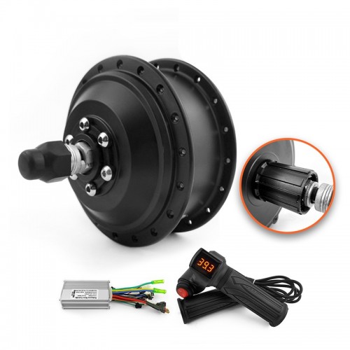 36V 350W Cassette Gear Brushless Hub Motor Electric Bicycle Kit