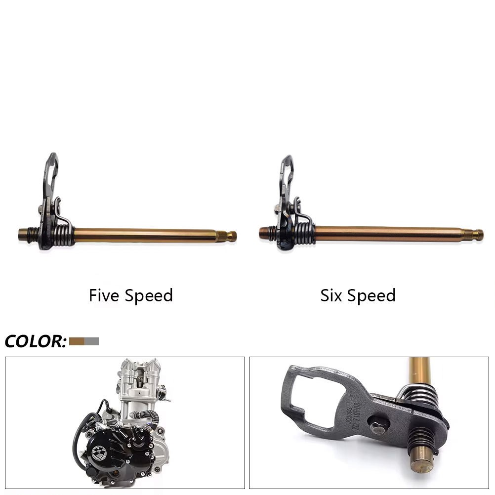 Motorcycle ZONGSHEN ZS174MN-3 CBS300 ZS174MN-5 NB300 300cc Engine Parts Gear Shift Shaft 5 Speed 6 Speed