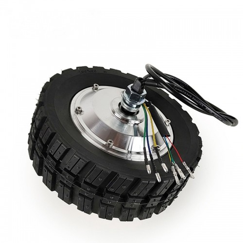 24V 350W 8-inch brushless hub gear motor Tire width: 70mmpicture3