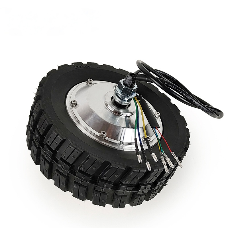 48V 350W 8-inch brushless hub gear motor Tire width: 70mm