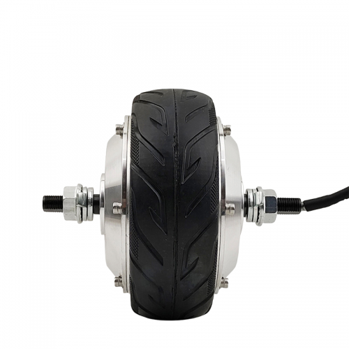 24V 350W 6.5-inch High Torque 170mm Dual-Shaft Hub Motor Brushlesspicture2