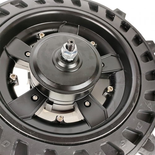 Gear ratio 1:5 handcart motor wheel 16-inch solid tire electric unicycle