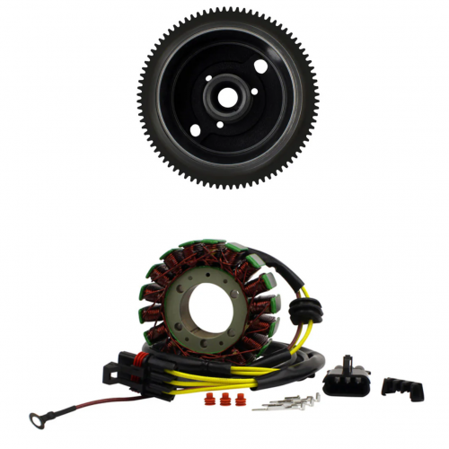 OULI Stator + Flywheel Compatible with   Polaris Sportsman 700 / 800 EFI 2007