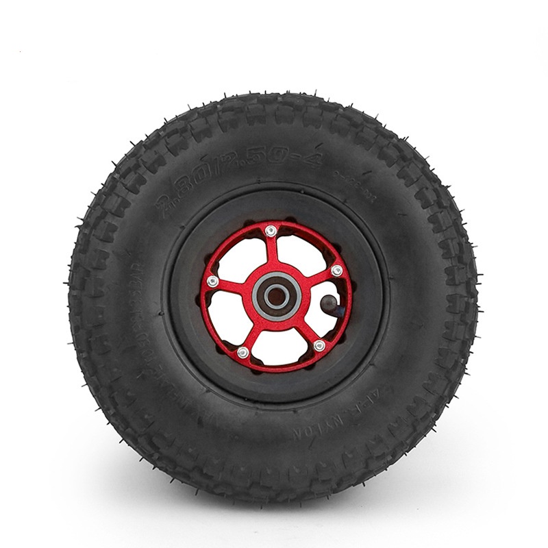 8mm Wheelchair Inflatable Wheel Tire with Inner Tube for 9-inch Hub Inner Hole