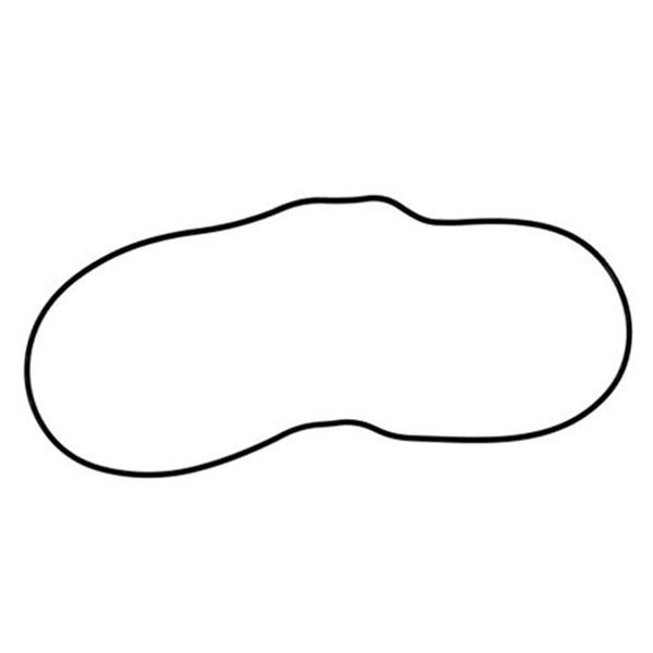 Motorcycle Clutch cover gasket for HONDA CR125R Engine Gasket
