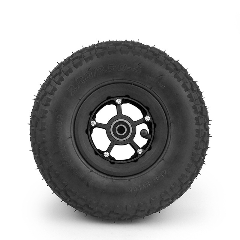 9-inch wheel hub with 12mm inner diameter, inflatable wheelchair tire