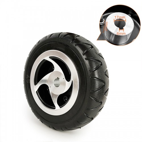 8-inch solid wheel, 200x60, inner diameter 6mm keyway hubpicture3