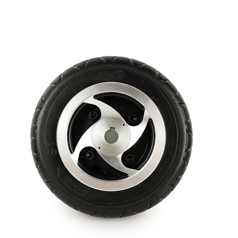 8-inch solid wheel, 200x60, 6mm inner bore bearing hub