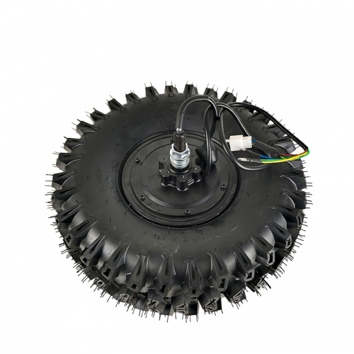 24V 500W Snow Blower 15X5.00-6 Tubeless Brushless Motor Wheelpicture3