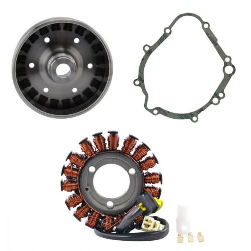 OULI Kit Stator + Flywheel + Gasket Compatible with Suzuki GSXR 600 / 750 2006-2024 