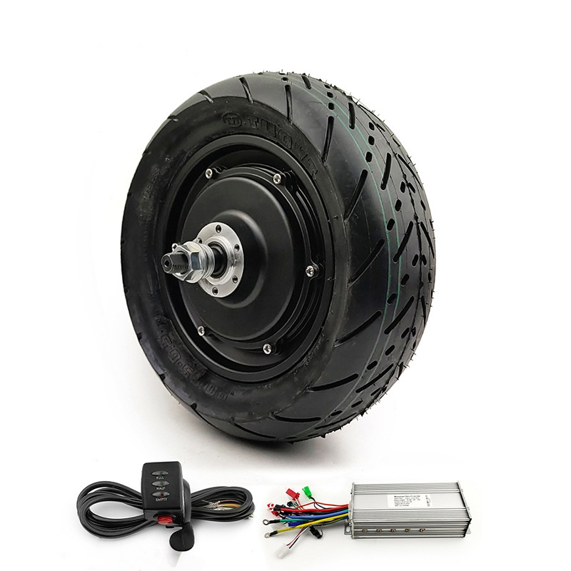 Brushless Hub Motor 11-inch 1000W Road Tire with Throttle Electric Scooter
