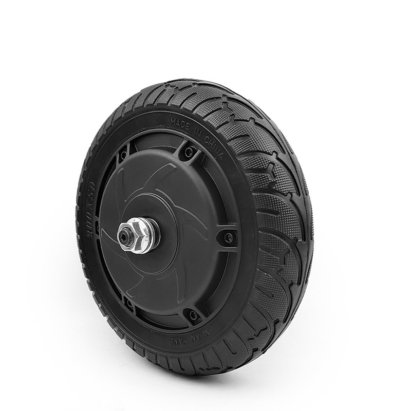 Dual-drive 36V 350W 8-inch brushless hub motor solid electric skateboard