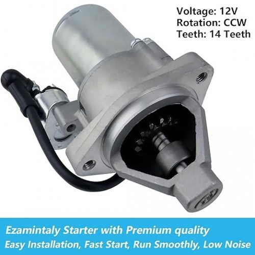 Starter Motor for Honda GX340 GX390 GX420 for Toro Dingo TX-413 11-13HP, for Ditch Witch Afron Allmand, 31210-ZE3-013 31210-ZE3-023 31210ZE30130 DB5B6 DB5B8 1280002750picture3