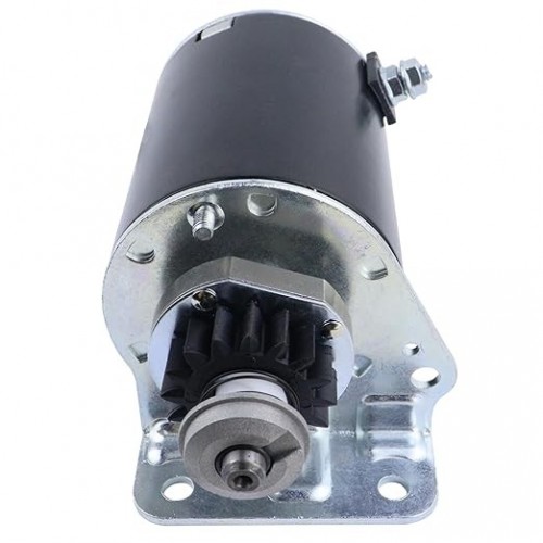 Starter Motor 16 Teeth Replacement for Briggs and Stratton for John Deere L111 L118 L120 Z225 Z235 Z255 Z525 Z535 Z665 X330 LG497595 AM37352 AM39137 AM122337 MIU13772picture6