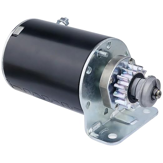 Starter 14 Teeth Compatible with Craftsman LT1000 LT2000 DYT4000 LT3000 YT3000 42 inch Riding Mower for BS Engine 17-20HP 593934 693551picture1