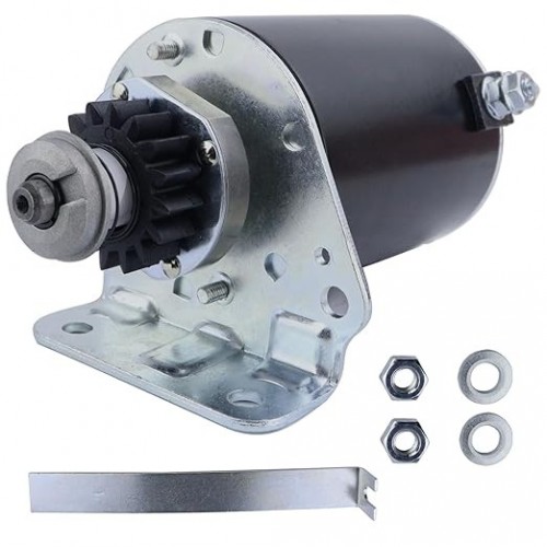 Starter 16 Teeth with Relay Compatible with Craftsman LT1000 LT2000 YTH2348 for John Deere LA120 LA130 LA135 LA140 LA145 LA150 LA155 LA165 LA175 with BS Engine AM122337 390838 497595picture2