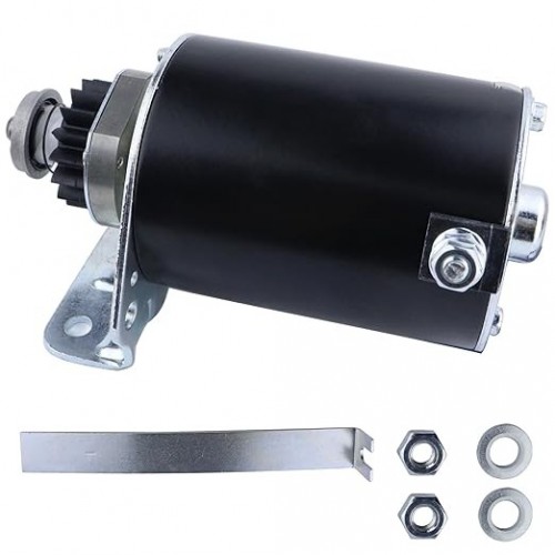 Starter 16 Teeth with Relay Compatible with Craftsman LT1000 LT2000 YTH2348 for John Deere LA120 LA130 LA135 LA140 LA145 LA150 LA155 LA165 LA175 with BS Engine AM122337 390838 497595picture3