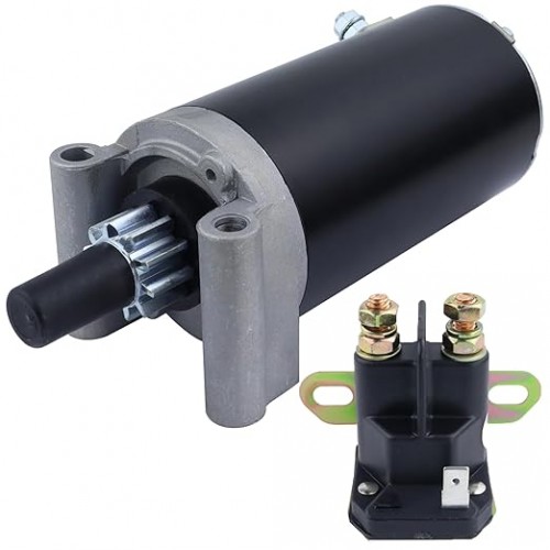 Starter with Relay Compatible with Toro GT2100 2006, GT2200 2006-2007, GT2300 2006, LX425 2007, LX500 2006 with Kohler Courage 7000 Series Engine, 32-098-01S 32-098-04S